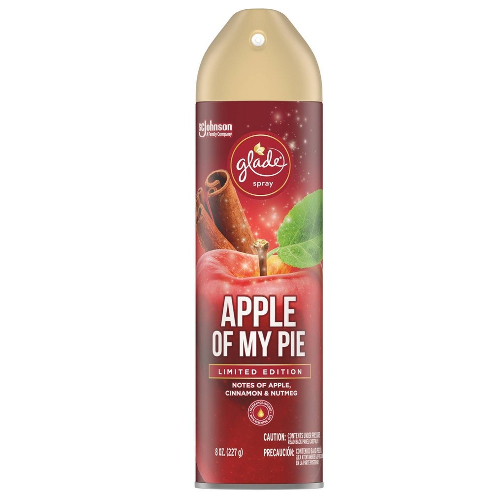 slide 5 of 8, Glade Aerosol Air Freshener - Apple Of My Pie, 8 oz