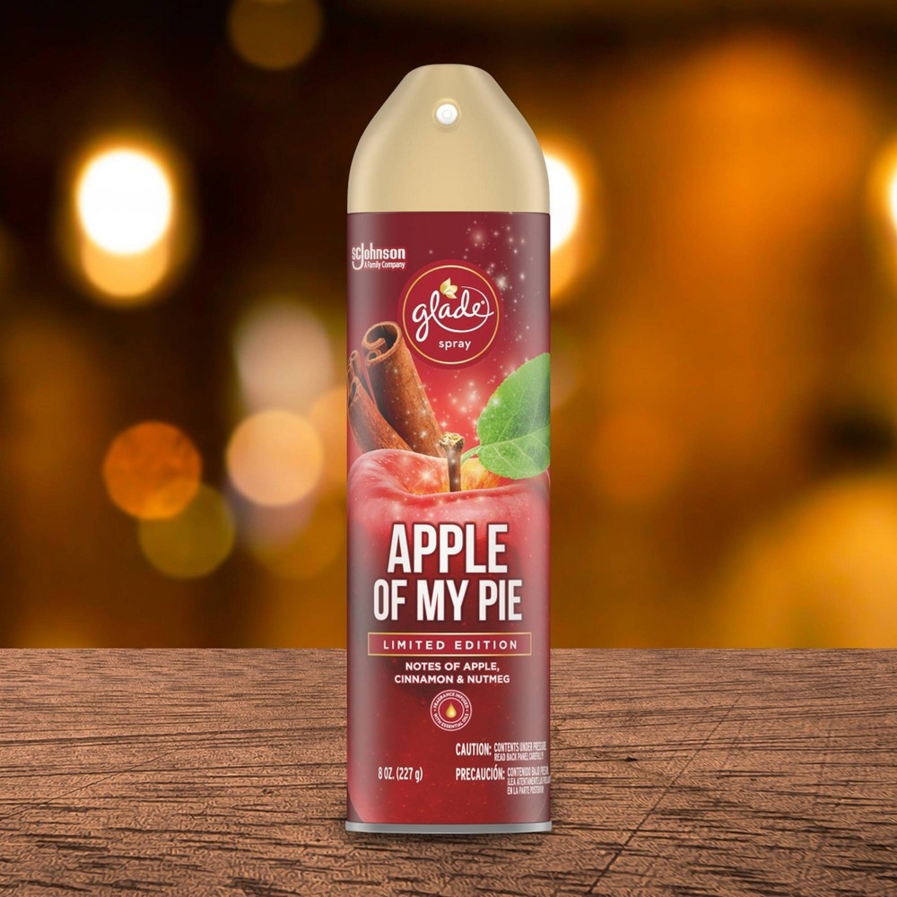 slide 7 of 8, Glade Aerosol Air Freshener - Apple Of My Pie, 8 oz