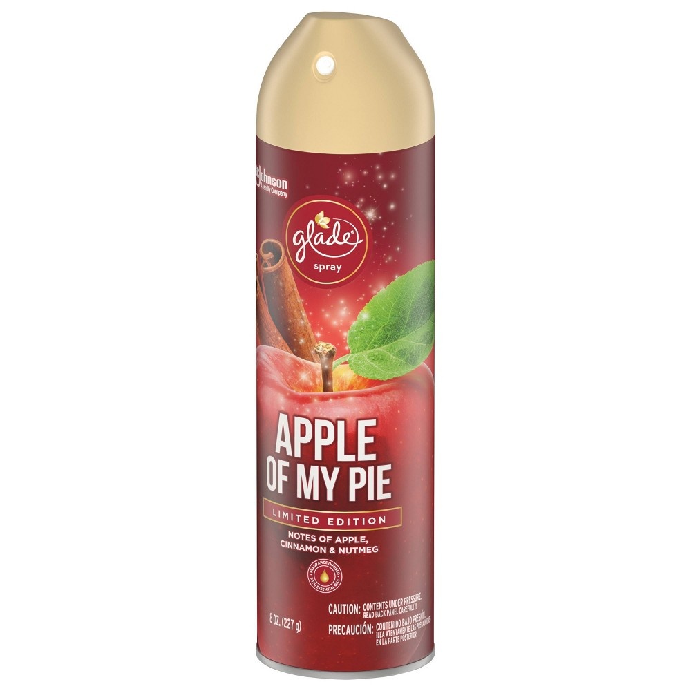 slide 3 of 8, Glade Aerosol Air Freshener - Apple Of My Pie, 8 oz