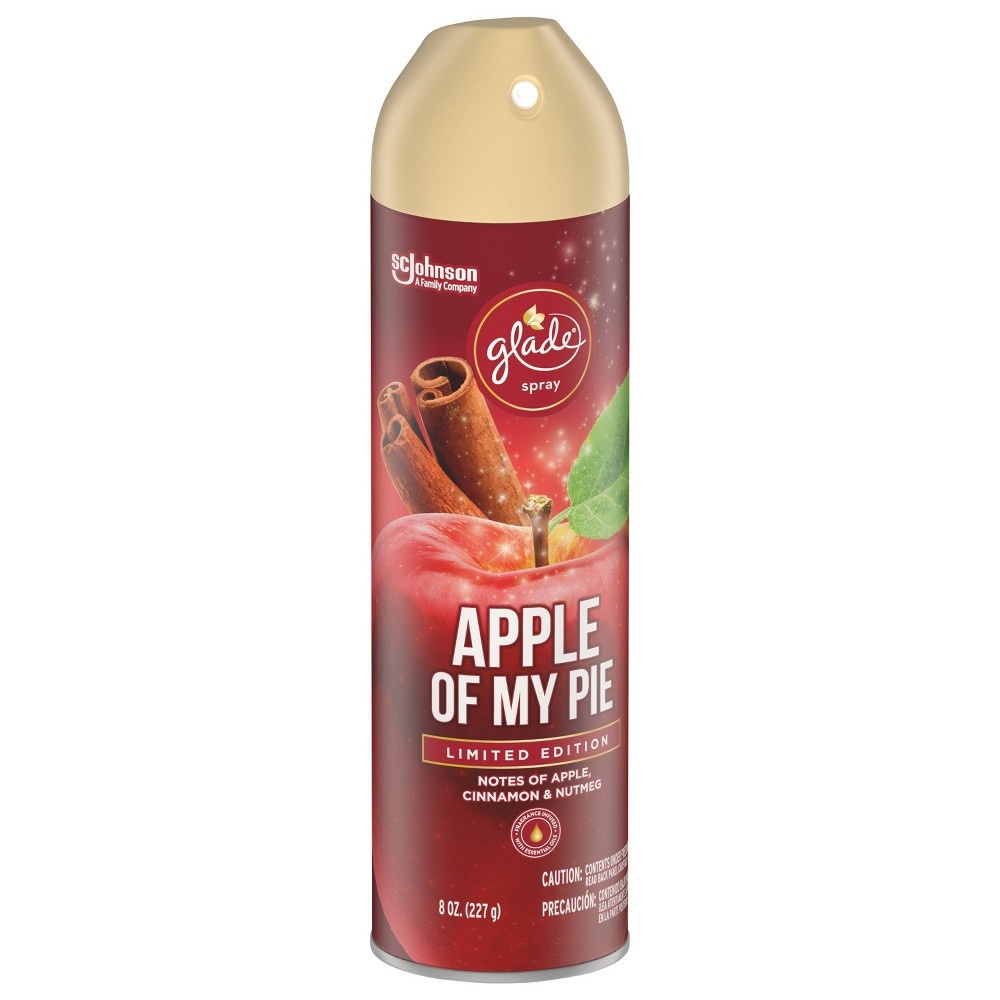 slide 4 of 8, Glade Aerosol Air Freshener - Apple Of My Pie, 8 oz