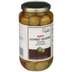 Hy-vee Jumbo Queen Olives Stuffed With Minced Pimiento