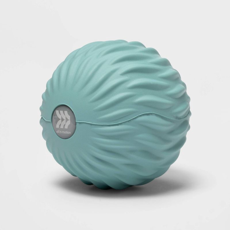 slide 1 of 3, Foam Massage Ball Aqua Blue - All In Motion™, 1 ct