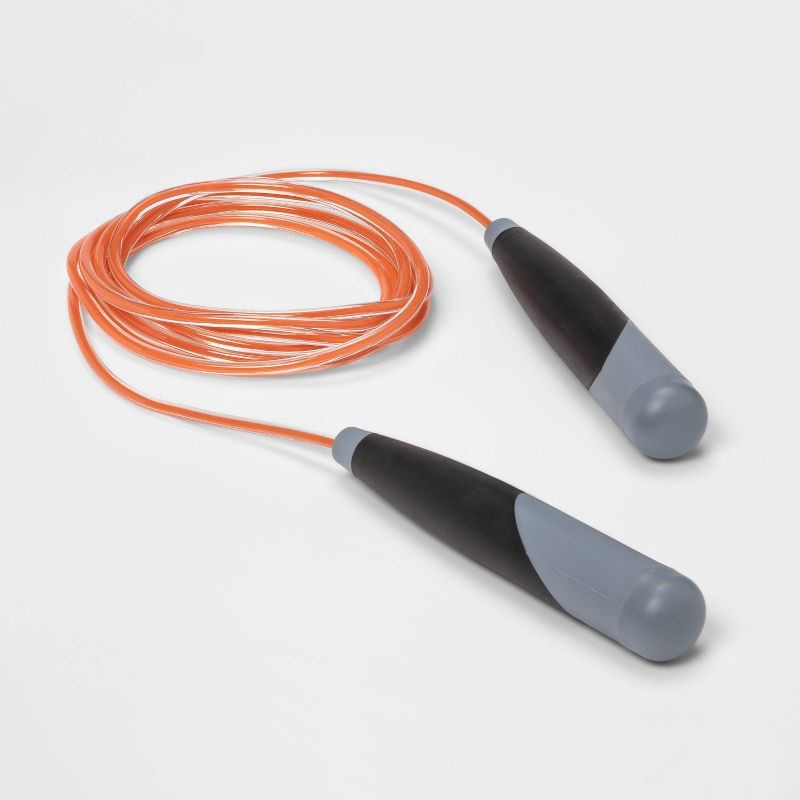 slide 1 of 3, Weighted Jump Rope Black - All In Motion™, 1 ct