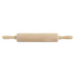 GoodCook Ready Wood Rolling Pin: Multicolor Handled Roller for Baking & Food Prep, 20.3" Length, Hand Wash