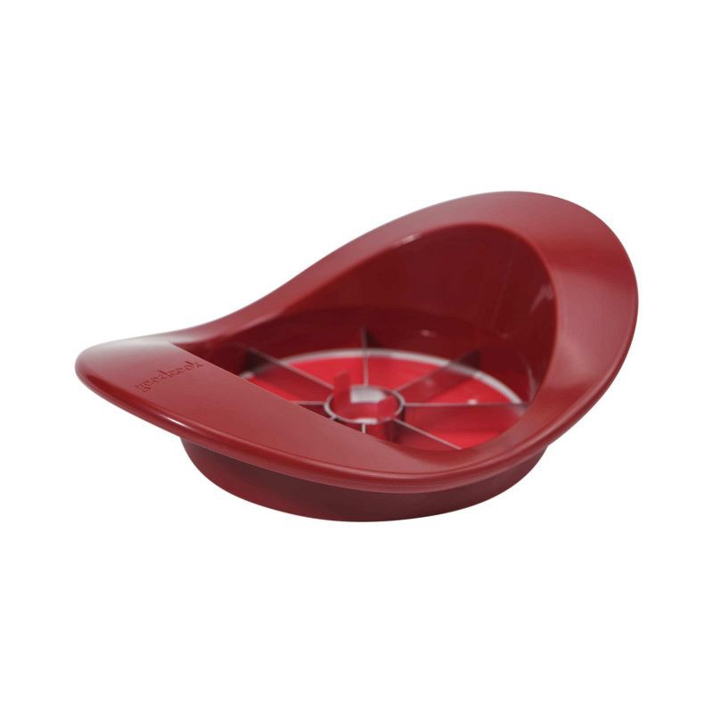 slide 3 of 6, GoodCook Ready Jumbo Apple Wedger: Kitchen Gadget, Dishwasher-Safe, Red, Plastic & Stainless Steel Slicer, 1 ct