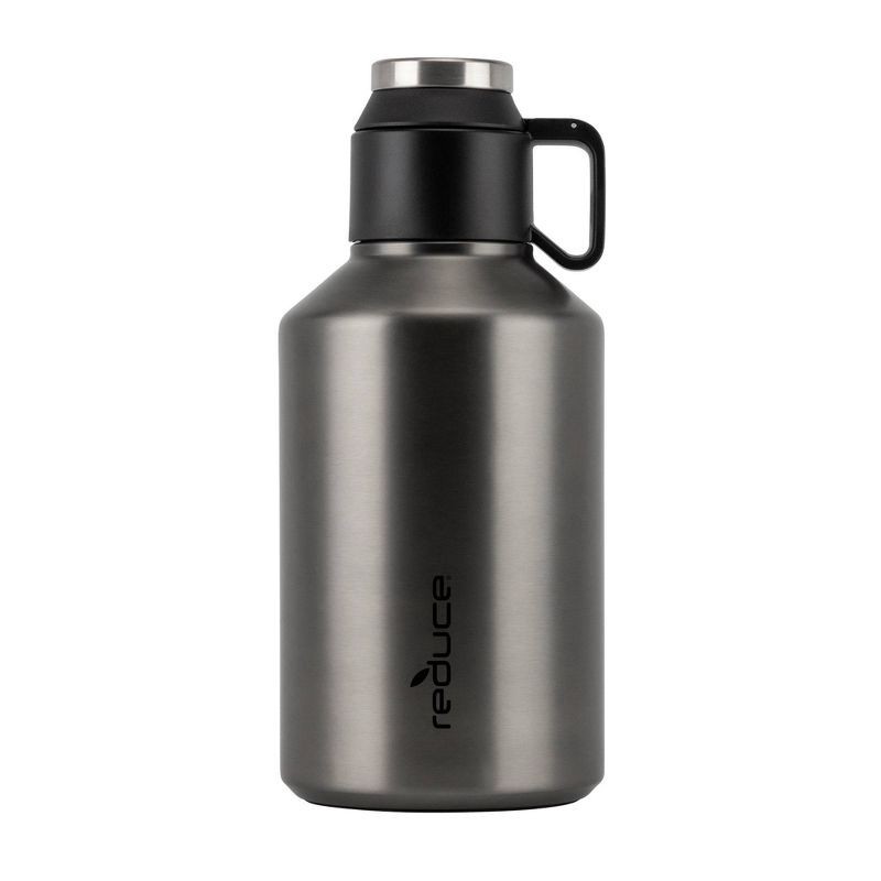 slide 1 of 1, Reduce 64oz Craft Growler – Charcoal Gray, 64 oz