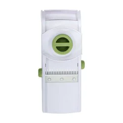 GoodCook Ready Mandoline Slicer: Kitchen Tool, Plastic & Stainless Steel, Hand Wash, Green & Silver