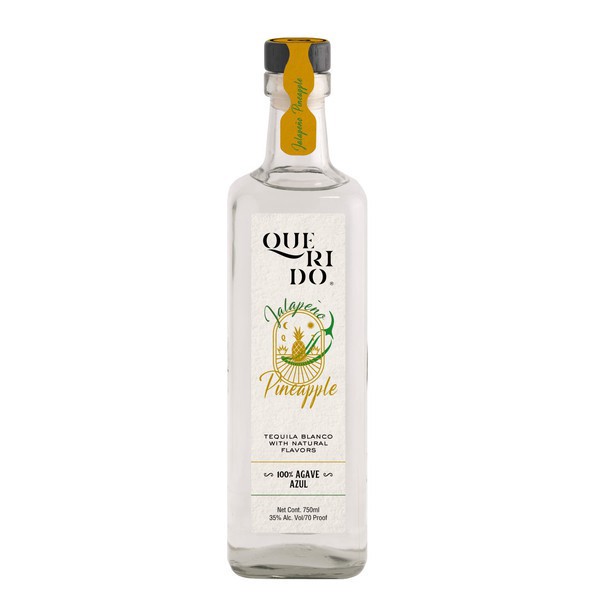 slide 1 of 1, Querido Tequila Querido, Tequila, Jalapeno Pineapple, 750 ml