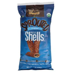 Unique Snacks Organic Sprouted Original Pretzel Shells 8 oz