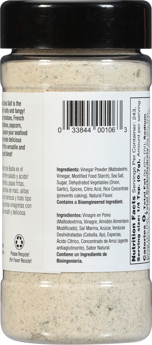 slide 5 of 9, Badia Sea Salt & Vinegar Seasoning, 6 oz