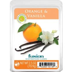 Fusion Orange & Vanilla Scented Wax Cubes