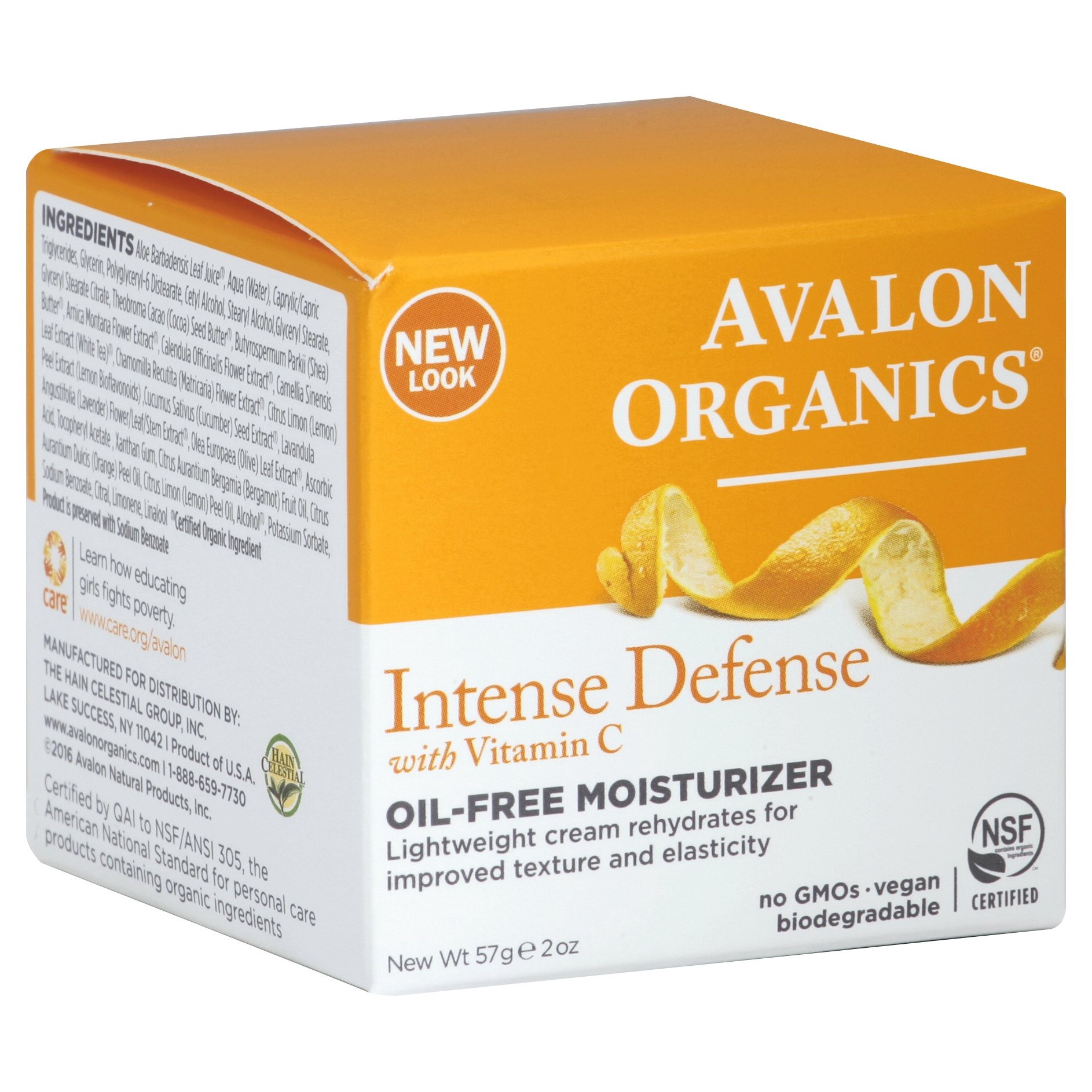 slide 1 of 5, Avalon Organics Vitamin C Rejuvenating Oil-Free Moisturizer, 2 oz