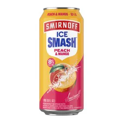 Smirnoff Ice Smash Peach + Mango Beer 1 pint