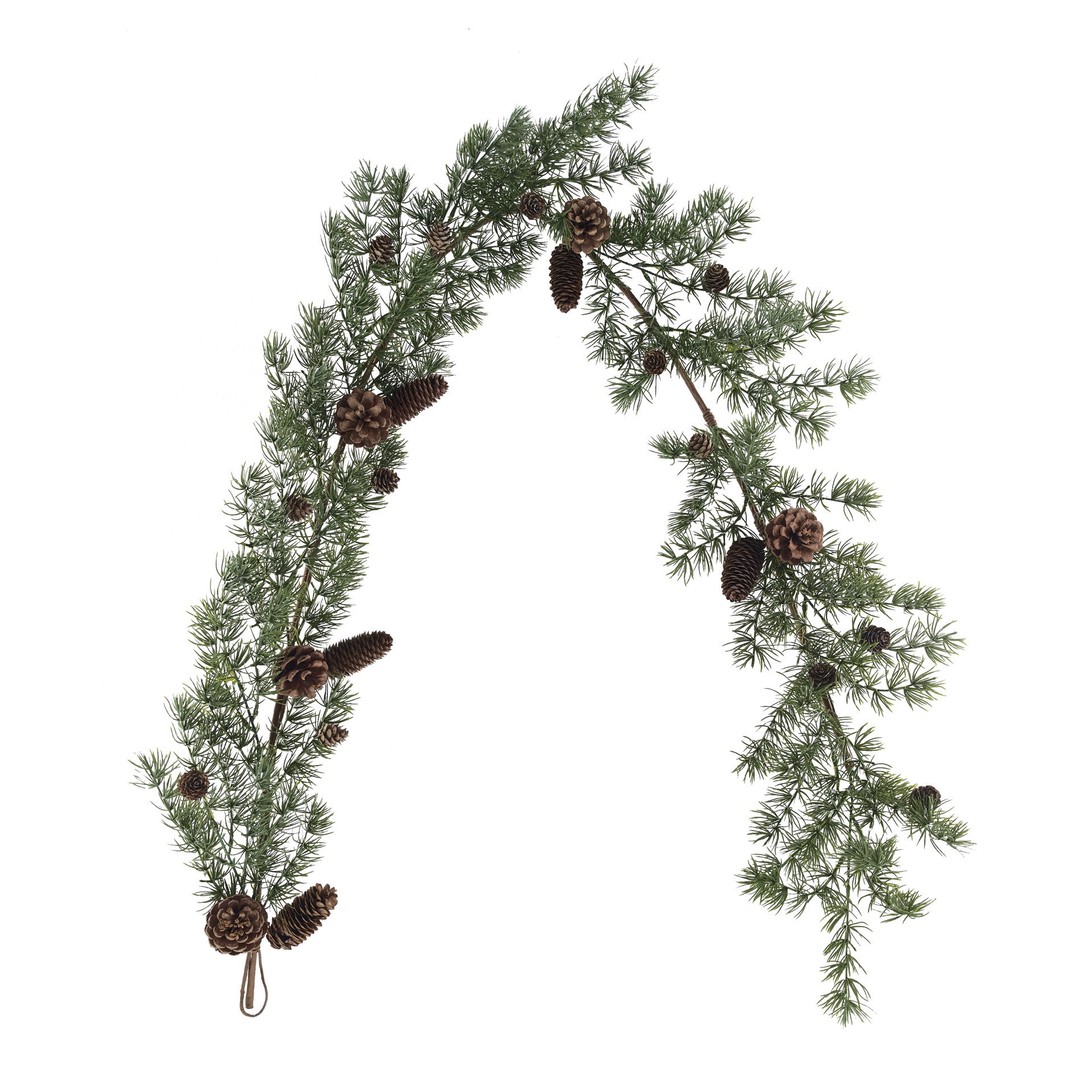 slide 2 of 3, 6ft. Fir Needle & Pinecone Garland By Ashland, 6 ft