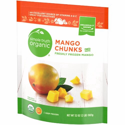 slide 3 of 3, Simple Truth Organic Frozen Mango Chunks, 32 oz
