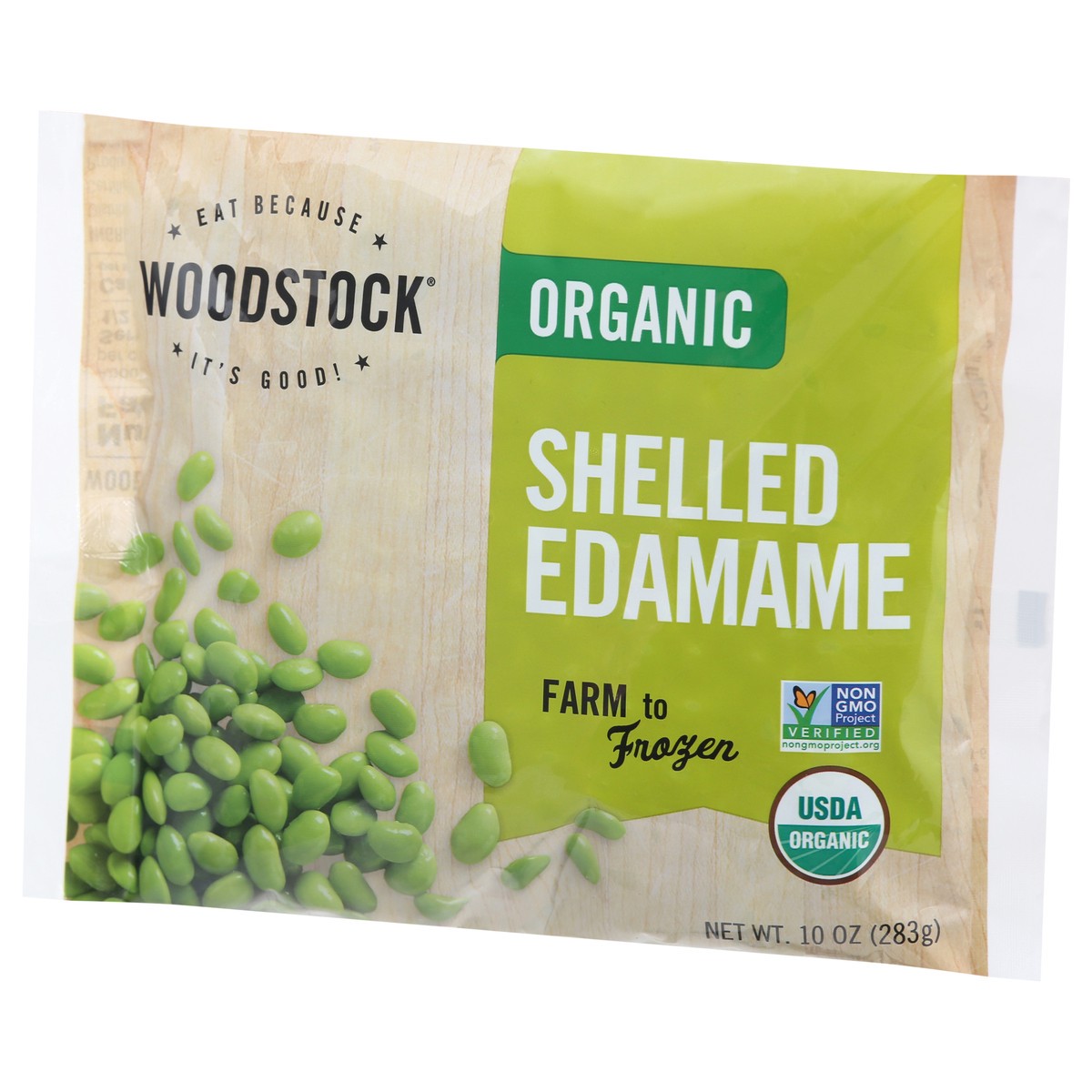 slide 5 of 12, Woodstock Organic Shelled Edamame 10 oz, 10 oz