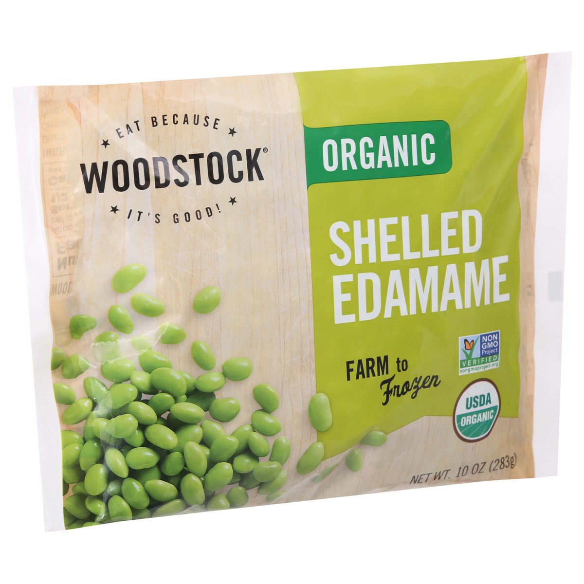 slide 6 of 12, Woodstock Organic Shelled Edamame 10 oz, 10 oz