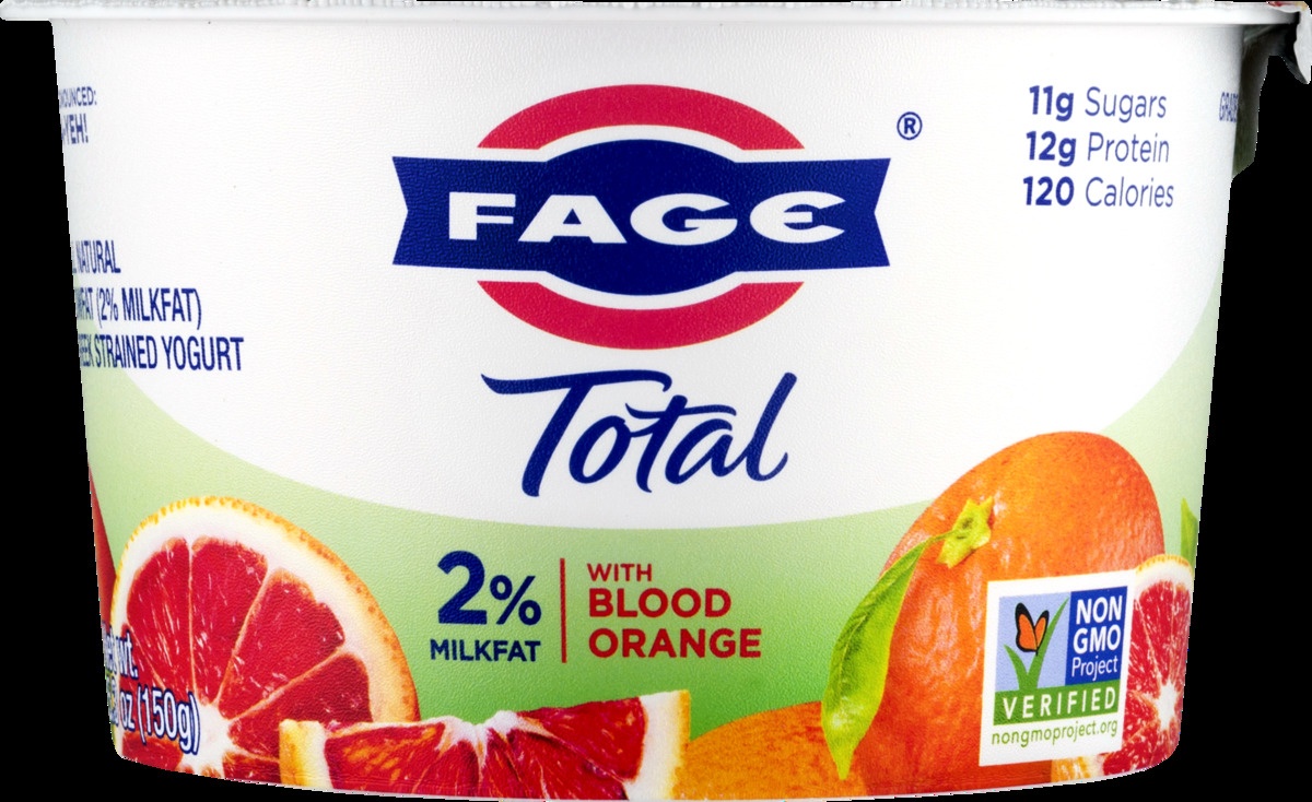slide 10 of 11, Fage Total 2% Milkfat Blood Orange Greek Yogurt, 5.3 oz