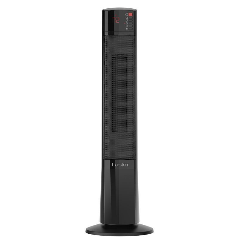 slide 8 of 13, Lasko Ultra Ceramic Tower Heater: Indoor Space Heater with Remote, Adjustable Thermostat, 1500W, Black, ETL Listed, 1 ct