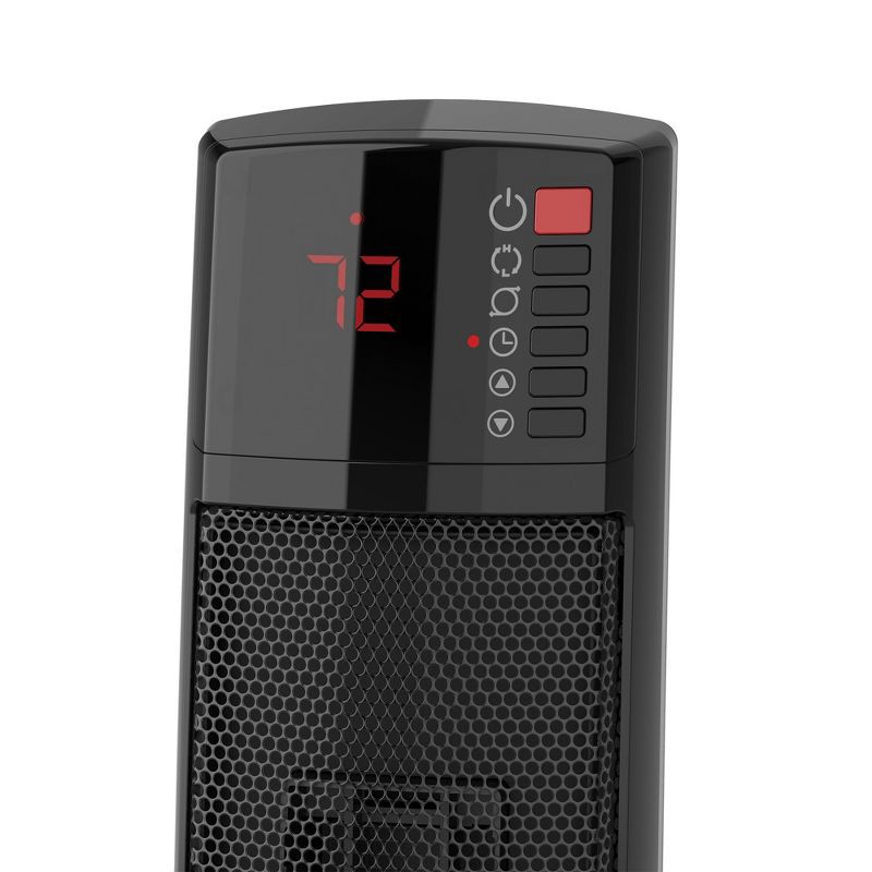 slide 10 of 13, Lasko Ultra Ceramic Tower Heater: Indoor Space Heater with Remote, Adjustable Thermostat, 1500W, Black, ETL Listed, 1 ct