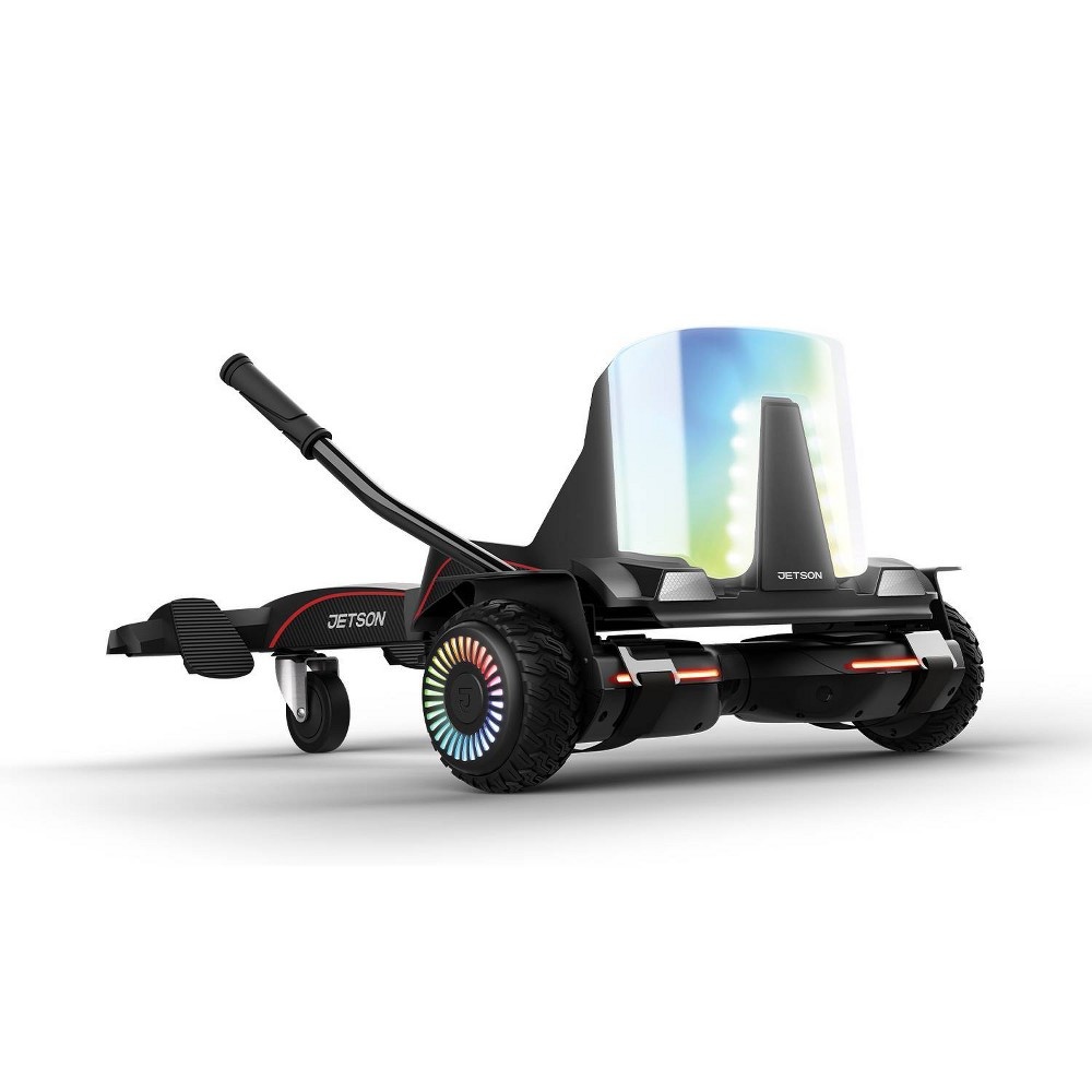 slide 9 of 13, Jetson Force Light-Up Extreme Terrain Hoverboard/Go-Kart Combo - Black, 1 ct