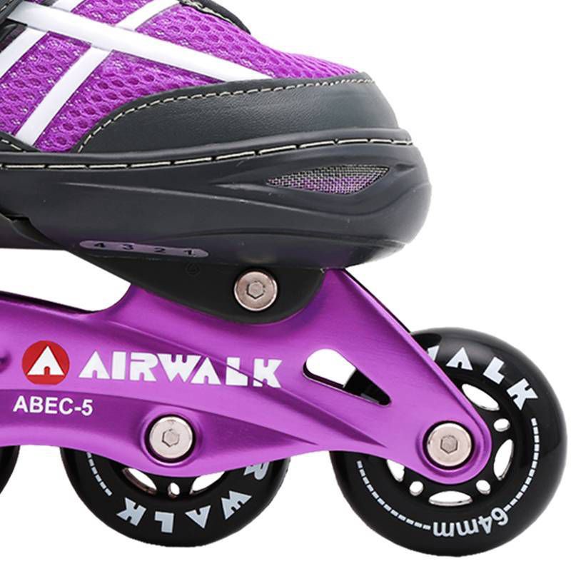 slide 6 of 7, Airwalk Youth Inline Skate - Plum Purple (1-4), 1 ct