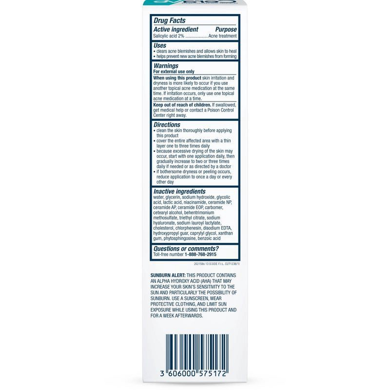 slide 2 of 11, CeraVe Salicylic Acid Acne Treatment Control Gel - 1.35oz, 1.35 oz