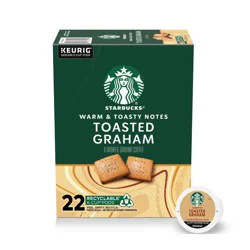 Starbucks Toasted Graham Flavor Light Roast Keurig K-Cup Coffee Pods - 22ct