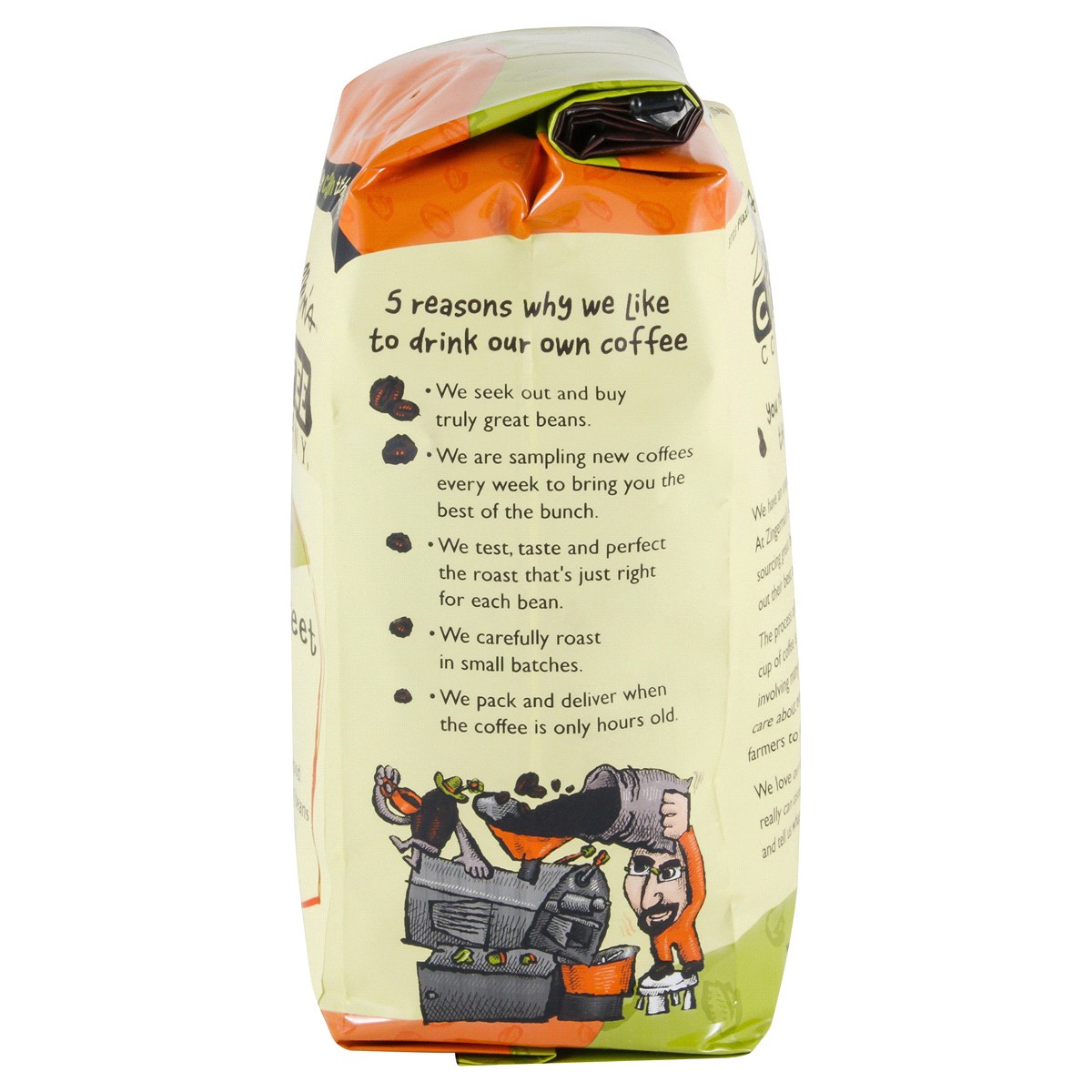 slide 3 of 4, Zingerman's Coffee Company Detroit Street Decaf Whole Bean - 12 oz, 12 oz