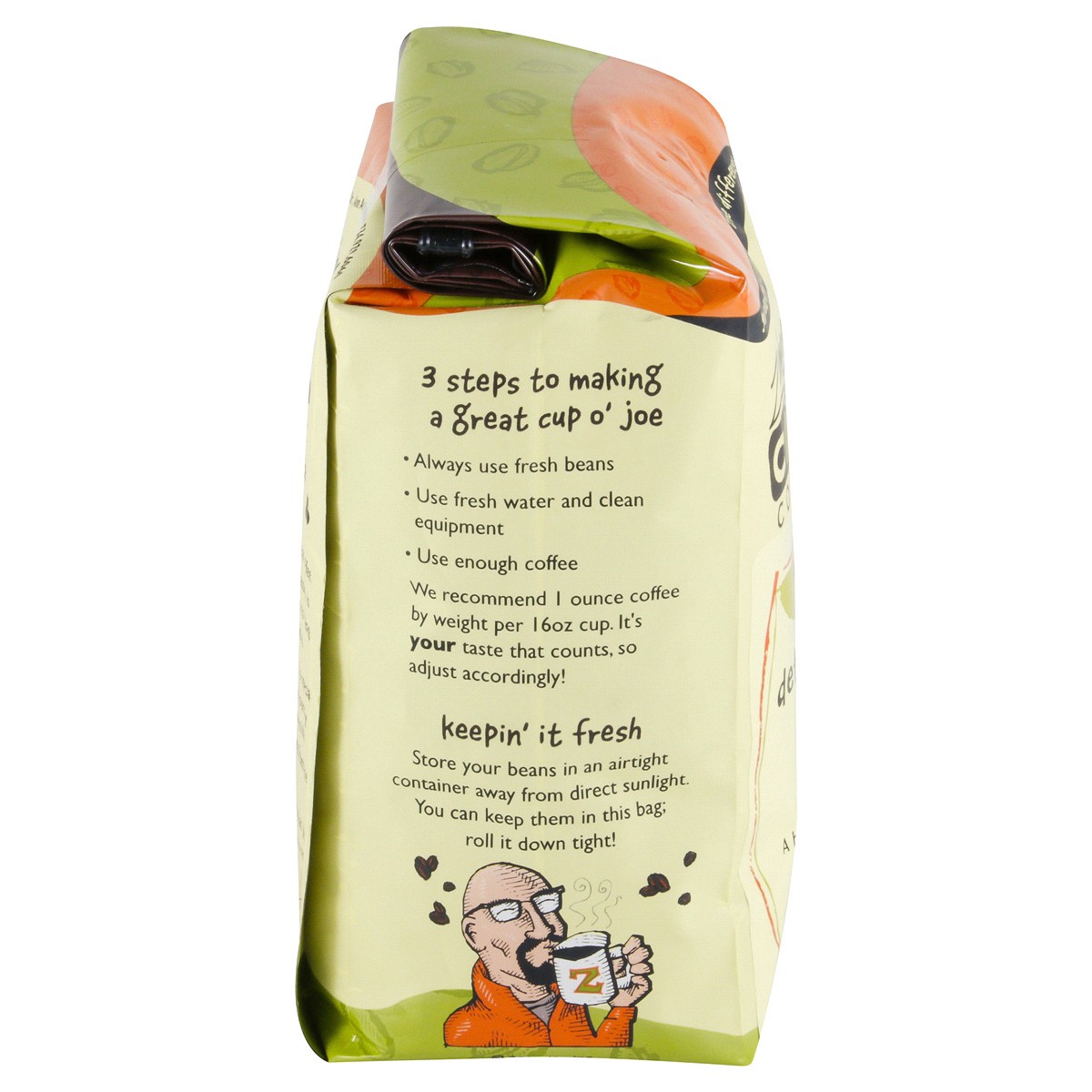 slide 2 of 4, Zingerman's Coffee Company Detroit Street Decaf Whole Bean - 12 oz, 12 oz