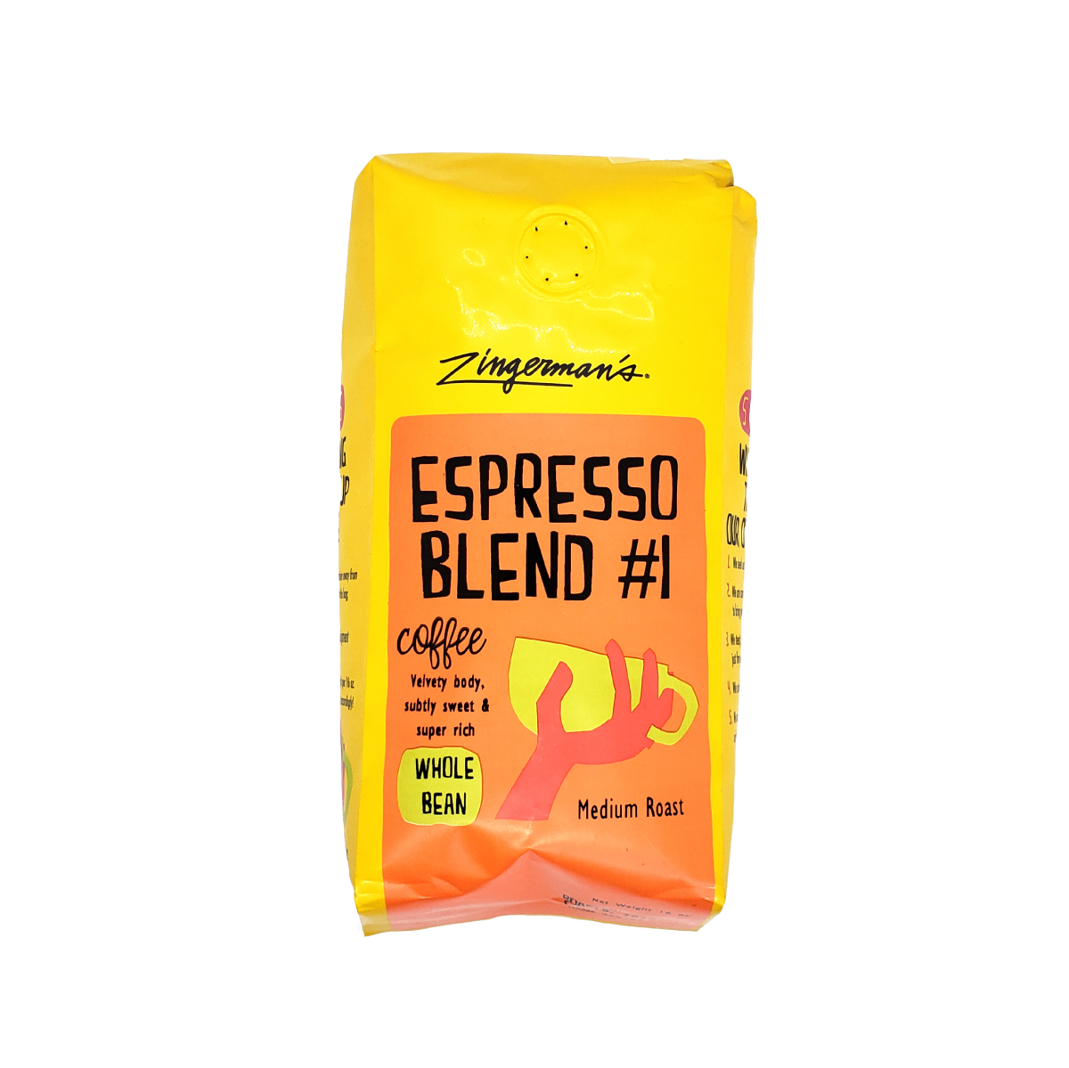 slide 1 of 4, Zingerman's Coffee Company Espresso Blend #1 Whole Bean - 12 oz, 12 oz