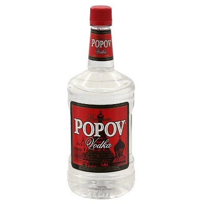 slide 1 of 2, Popov Vodka 1.75 lt, 1.75 liter