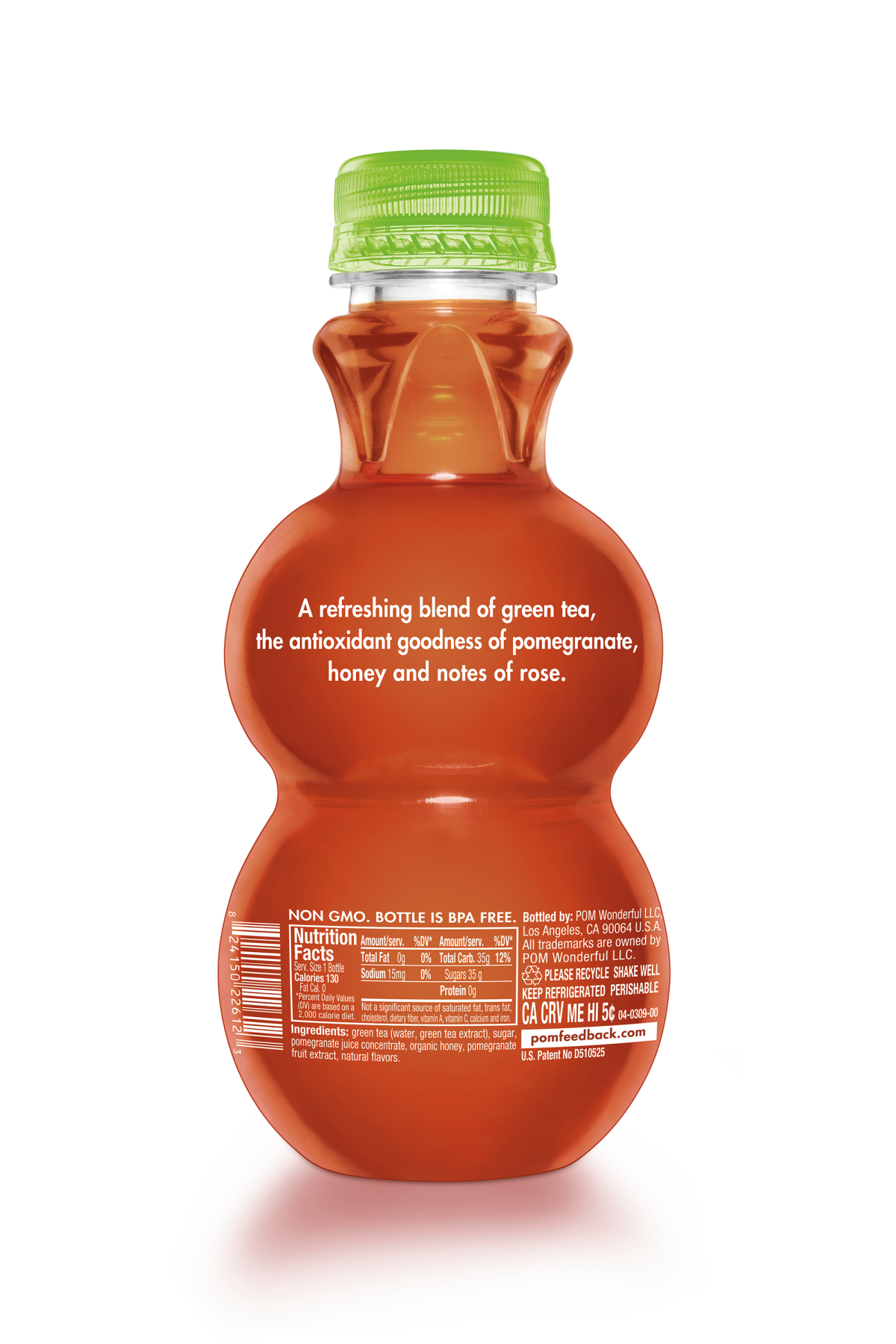 slide 2 of 2, POM Wonderful Super Tea, Pomegranate Honey Green Tea, 12 Ounce, 12 fl oz