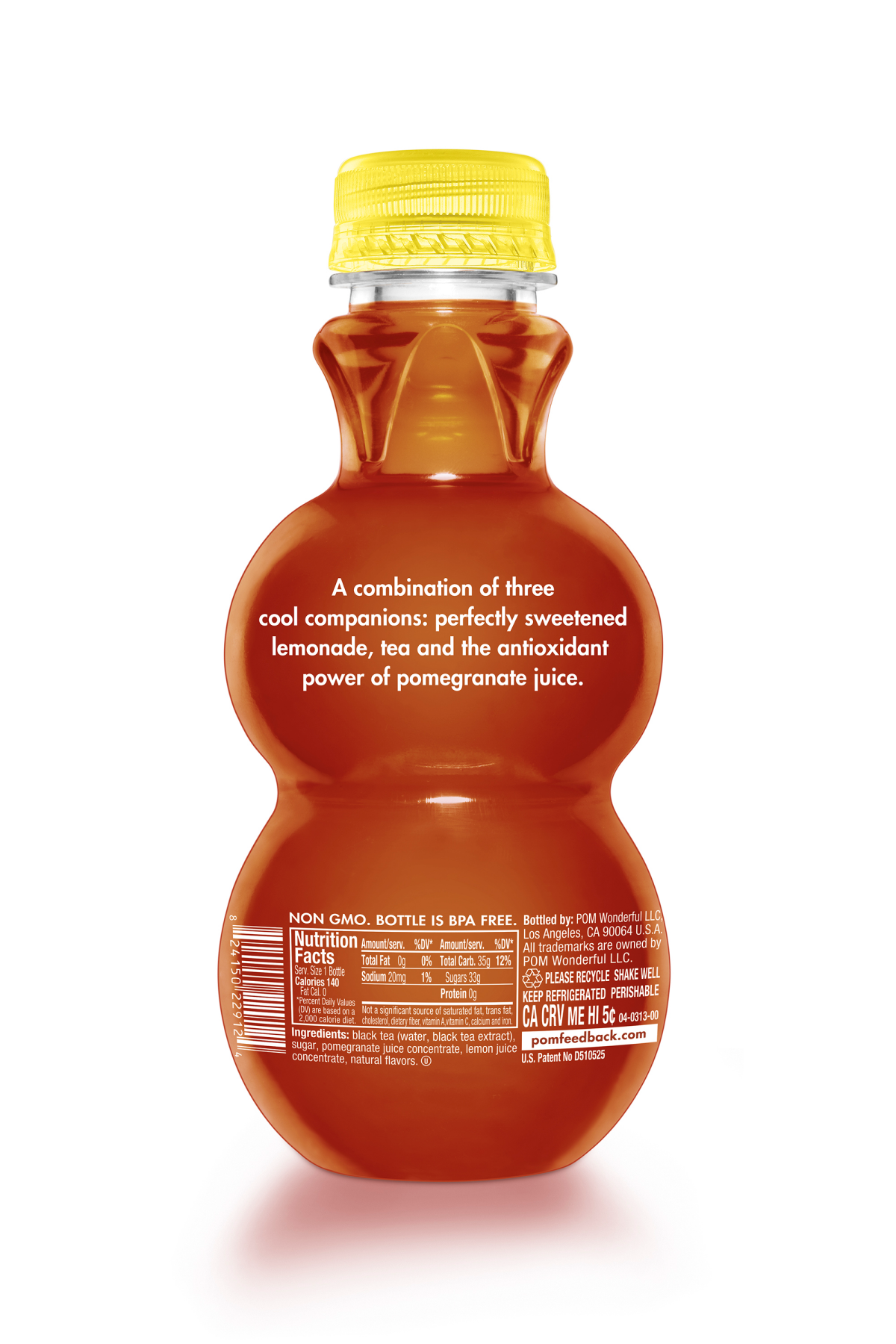 slide 2 of 2, POM Wonderful Super Tea, Pomegranate Lemonade Tea, 12 Ounce, 12 fl oz