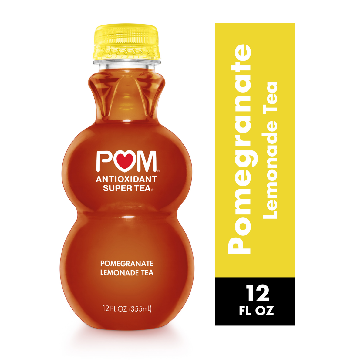 slide 1 of 5, POM Wonderful Antioxidant Super Tea, Pomegranate Lemonade Tea, 12 oz, 12 oz