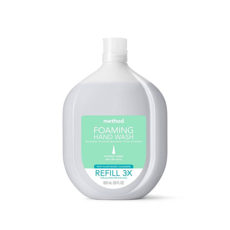 slide 1 of 5, Method Foaming Hand Soap Refill - Coconut Water - 28 fl oz, 28 fl oz