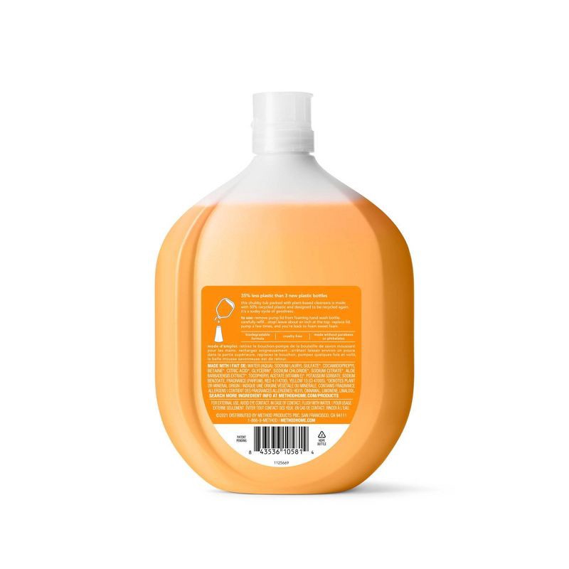 slide 2 of 5, Method Foaming Hand Soap Refill - Orange Ginger - 28 fl oz, 28 fl oz