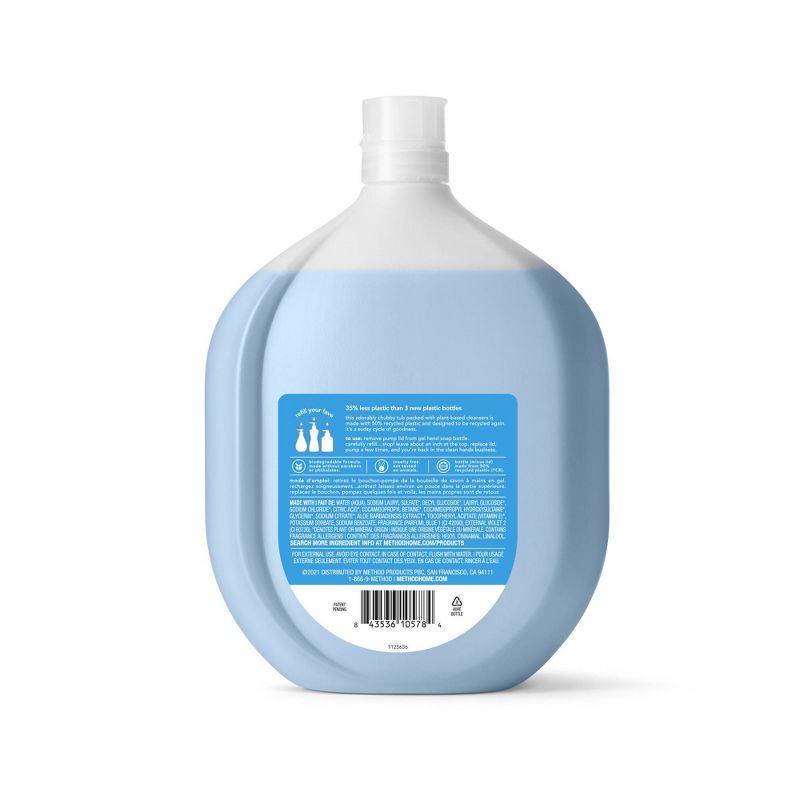 slide 2 of 5, Method Gel Hand Soap Refill - Sea Minerals - 34 fl oz, 34 fl oz