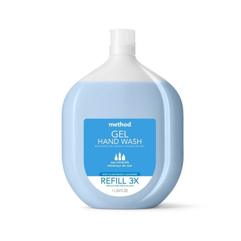 slide 1 of 5, Method Gel Hand Soap Refill - Sea Minerals - 34 fl oz, 34 fl oz