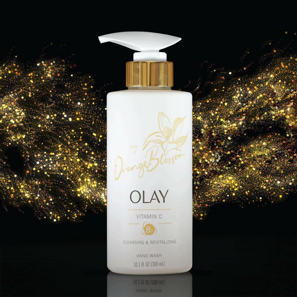 slide 8 of 11, Olay Cleansing & Revitalizing Hand Wash with Vitamin B3 + Vitamin C - 10.1 fl oz, 10.1 fl oz