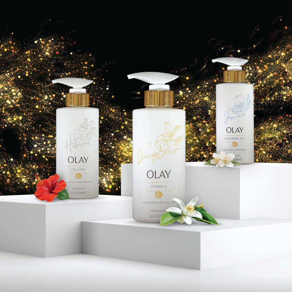 slide 2 of 11, Olay Cleansing & Revitalizing Hand Wash with Vitamin B3 + Vitamin C - 10.1 fl oz, 10.1 fl oz