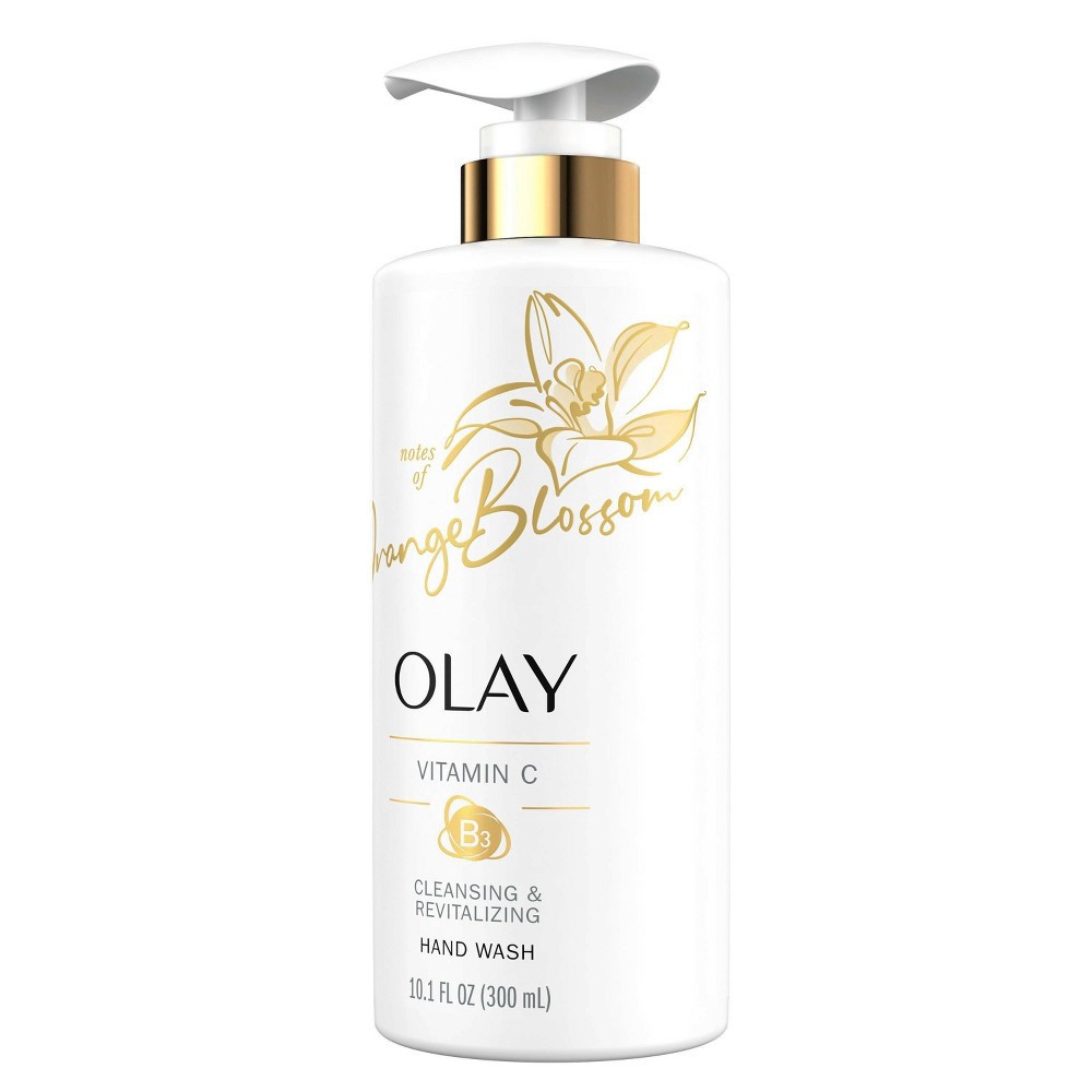 slide 5 of 11, Olay Cleansing & Revitalizing Hand Wash with Vitamin B3 + Vitamin C - 10.1 fl oz, 10.1 fl oz