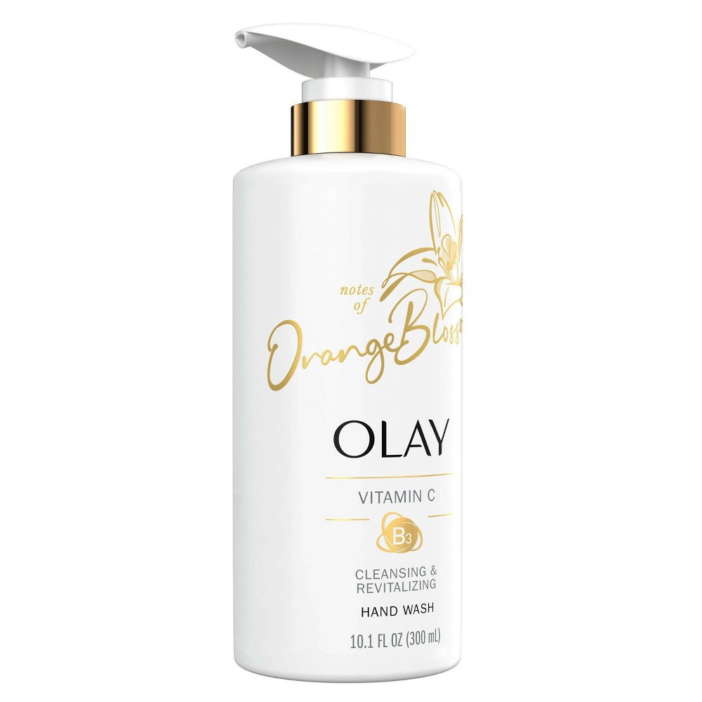 slide 10 of 11, Olay Cleansing & Revitalizing Hand Wash with Vitamin B3 + Vitamin C - 10.1 fl oz, 10.1 fl oz