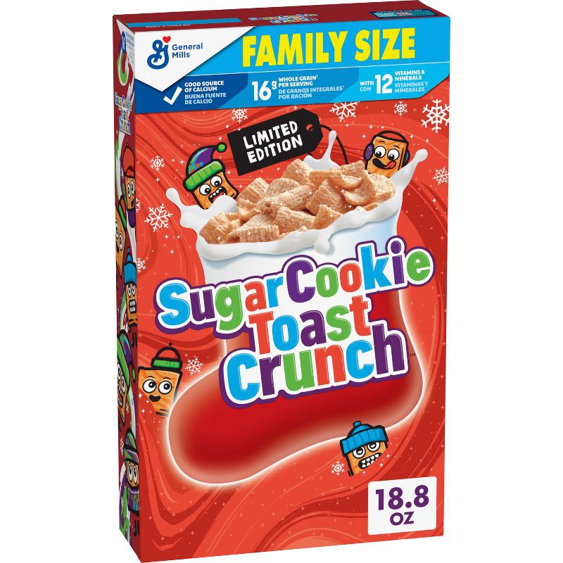 slide 1 of 10, Cinnamon Toast Crunch Sugar Cookie Toast Crunch Family Size Cereal - 18.8oz, 18.8 oz