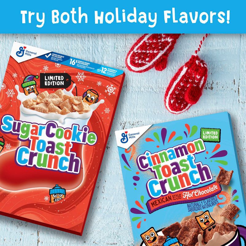 slide 6 of 10, Cinnamon Toast Crunch Sugar Cookie Toast Crunch Family Size Breakfast Cereal - 18.8oz, 18.8 oz