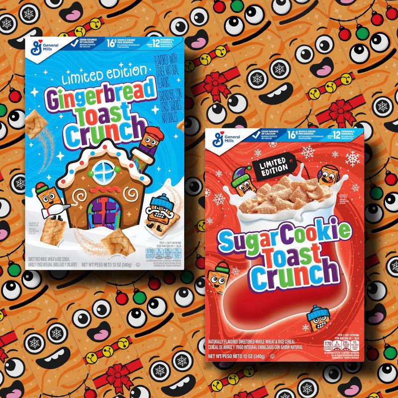 slide 8 of 10, Cinnamon Toast Crunch Sugar Cookie Toast Crunch Family Size Breakfast Cereal - 18.8oz, 18.8 oz
