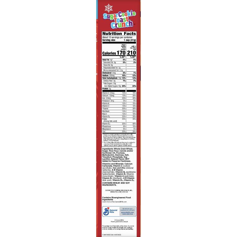 slide 8 of 10, Cinnamon Toast Crunch Sugar Cookie Toast Crunch Family Size Cereal - 18.8oz, 18.8 oz