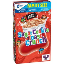 Cinnamon Toast Crunch Sugar Cookie Toast Crunch Family Size Breakfast Cereal - 18.8oz