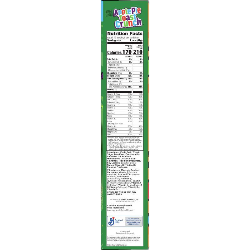 slide 5 of 10, Cinnamon Toast Crunch Apple Pie Toast Crunch Family Size Cereal - 18.8oz, 18.8 oz