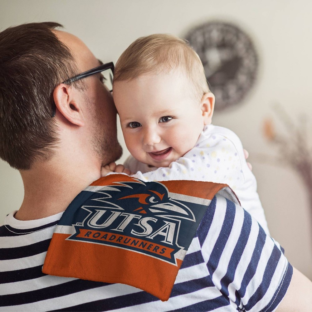 slide 2 of 3, NCAA UTSA Roadrunners Baby Burp Cloth, 1 ct